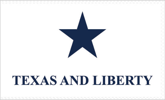 Texas and Liberty Troutman 3'X5' Flag ROUGH TEX® 100D