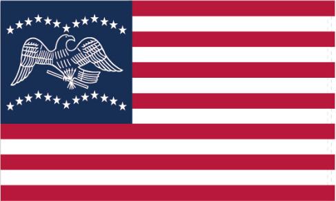 Trumbull Saratoga 1776 3'X5' Flag ROUGH TEX® 100D