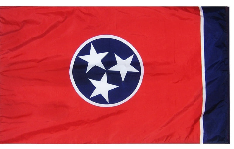 Tennessee Official State Flags 3x5 210D Nylon USA TN American Government Specifications