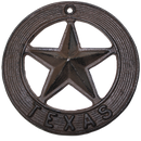 Cast Iron Texas Star Round Large (7.5 diam)