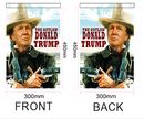 The Outlaw Donald Trump 12"x18" Double Sided Garden Flag ROUGH TEX® 100D 2024 Josey Wales
