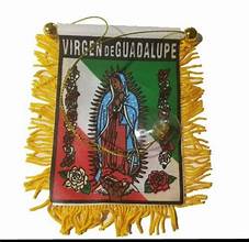 Virgen de Guadalupe Flag Mini Banner