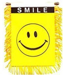 Smiley Flag Mini Banner