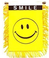Smiley Flag Mini Banner