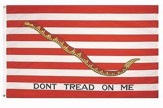 1st Revolutionary Jack 5'x8' Embroidered Flag ROUGH TEX® 600D