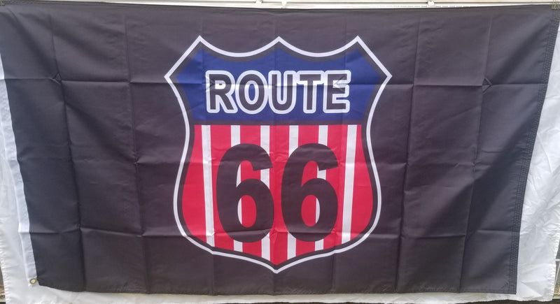 Route 66 Blackout 3'X5' Flag ROUGH TEX® 100D