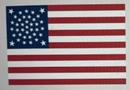 American 1876 38-Star 4x6 Feet Rare USA Flag Pattern 100% Cotton Sewn & Embroidered Three Brass Grommets (made to order) (Circular rare pattern)