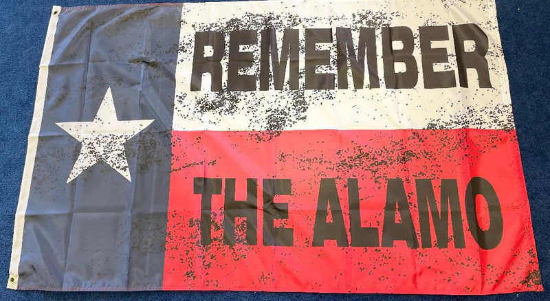 Remember The Alamo Texas 3'X5' Flag ROUGH TEX® 100D Border War USA