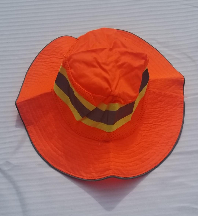 Trump Orange Safety Hat Garbage Truck Drivers Supporters Construction DOT Boonie Reflective