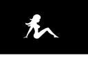 Mudflap Woman Silhouette Black 3'x5' Flag ROUGH TEX® 68D