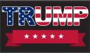 Trump USA 5 Stars 12"x18" Stick Flag ROUGH TEX® 68D 30" Wooden Stick