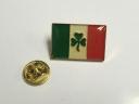 Ireland Shamrock Rectangle Lapel Pin