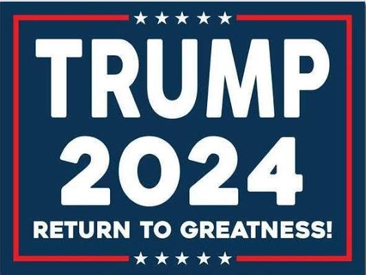 Trump 2024 Return To Greatness 12"x18" Flag ROUGH TEX® 100D With Grommets