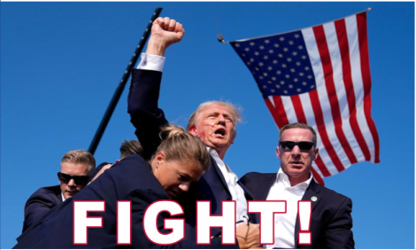 Trump Fight 3'X5' Flag ROUGH TEX® 100D Assassination flags