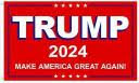 Trump 2024 Make America Great Again Red 4'x6' Flag Rough Tex® 100D