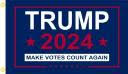 Trump 2024 Make Votes Count Again 4'x6' Flag Rough Tex® 100D