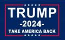 Trump 2024 Take America Back 5'x8' Flag Rough Tex ® 68D