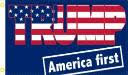 Trump America First USA 5'x8' Flag Rough Tex ® 68D