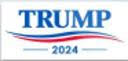 Trump 2024 Wave White 2'x3'  Double Sided Flag Rough Tex® 100D