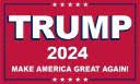 Trump 2024 Make America Great Again Red 12"x18" Car Flag ROUGH TEX® Knit Double Sided