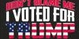 Don't Blame Me I Voted For Trump USA Bumper Stickers Made in USA
