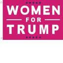 Women For Trump 2'x3'  Double Sided Flag Rough Tex® 100D