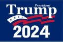 President Trump 2024 Wave 4'x6' Flag Rough Tex® 100D