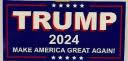 Trump 2024 Make America Great Again Blue Bumper Stickers Made in USA