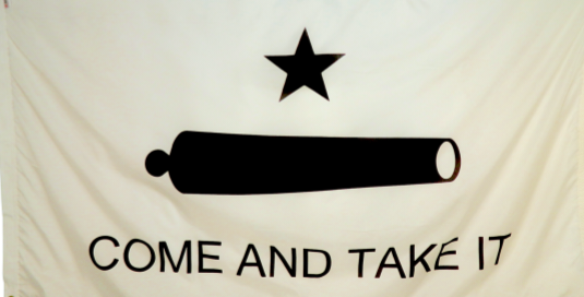 Gonzales Flag Ceremonial With Sleeve 3x5 Allow 10 Days Delivery
