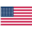 USA 48 Stars 4'x6' Embroidered Flag ROUGH TEX® Cotton