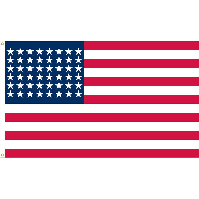 USA 48 Stars 4'x6' Embroidered Flag ROUGH TEX® Cotton