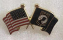 USA POW MIA Wavy Lapel Pin American Vietnam Veteran