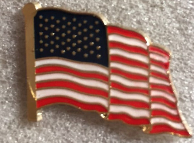 USA Waving Lapel Pin