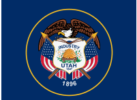 Utah 5'x9.5' Embroidered Flag ROUGH TEX® 600D Nylon