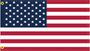 USA American 3'X5' Flag Rough Tex® 100D With Sleeve and Tabs