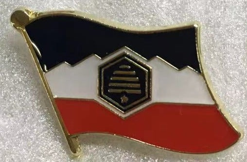 Utah Wavy 2022 2023 New Flag Lapel Pin