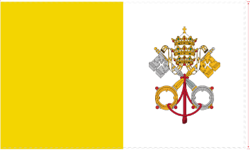 Vatican City 6'x10' Flag ROUGH TEX® 100D Papal