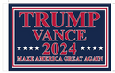 Trump Vance 2024 Make America Great Again Blue Red 3'x5' Flag Rough Tex® 100D New American Original