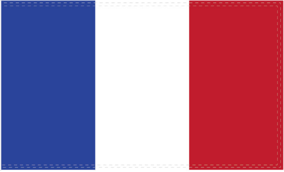 France 3'X5' Flag ROUGH TEX® 100D