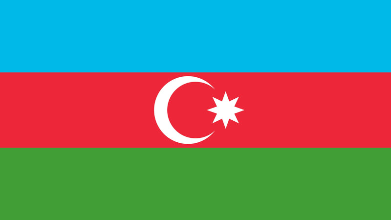 144 Count Case of Azerbaijan 3'x5' Flag ROUGH TEX® POLYESTER