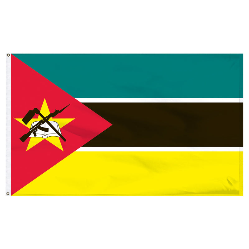 144 Count Case of Mozambique 3'x5' Flag ROUGH TEX® 68D