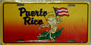 Puerto Rico Frog with Flag Tag