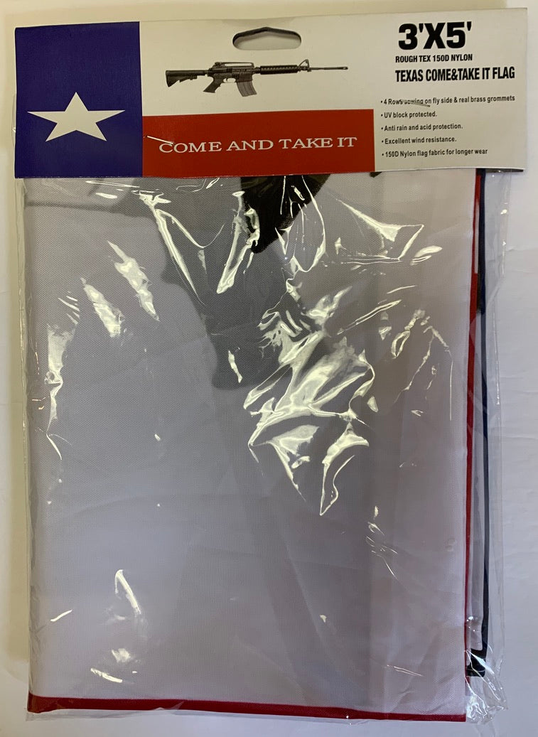 Texas Come And Take It M4 Flag 3'X5' Rough Tex® 150D Nylon