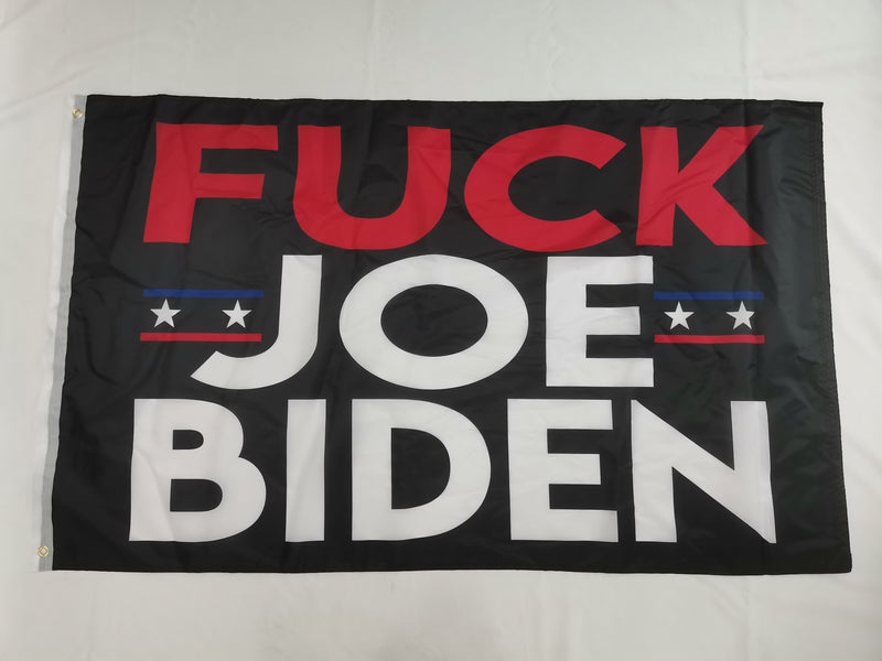 Fuck Biden F Joe Biden 3x5 Rough Tex Trump flag