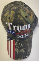 Trump 2024 Camo USA Bill- Cap