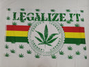 Legalize It Cannabis Rasta Cannabis Campaign Flag 3x5 Rough Tex 68D Nylon Weed Leaf
