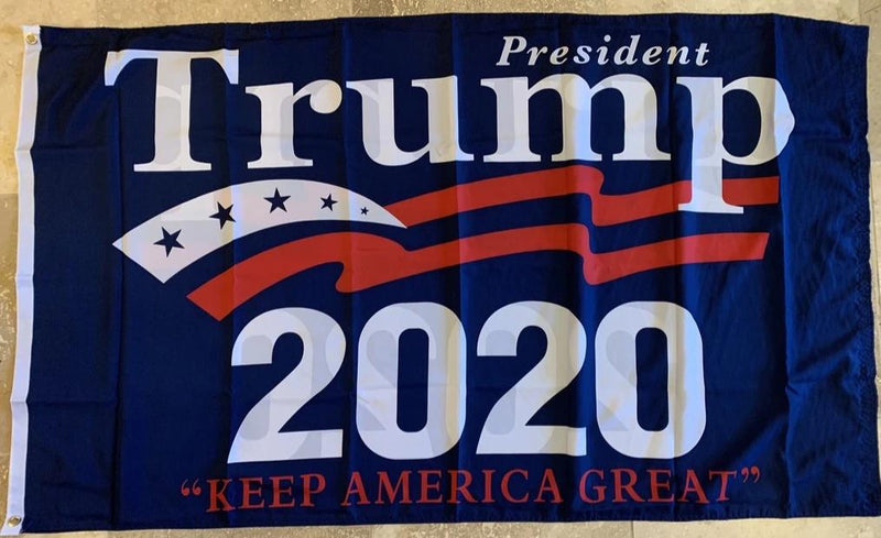 President Trump 2020 Keep America First  KAF Double Sided 3'X5' Rough Tex® 100D