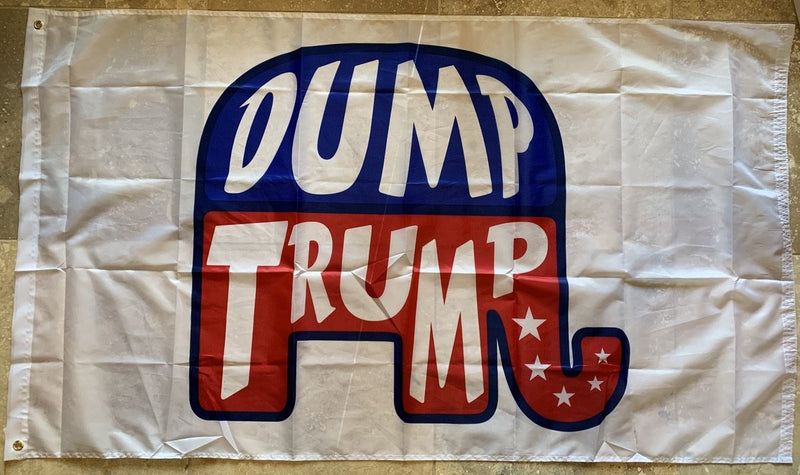 Dump Trump 3'X5' Flag Rough Tex® 68D Nylon