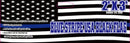 Blue Line 2'x3' USA Black (AMERICAN POLICE MEMORIAL FLAG) 100D FLAGS BY THE DOZEN WHOLESALE PER DESIGN!