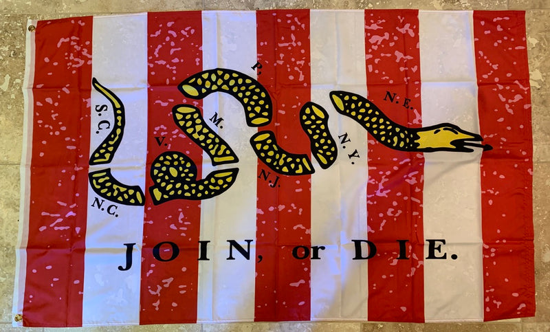3'X5' SONS OF LIBERTY DONT TREAD ON ME FLAG JOIN OR DIE 100D ROUGH TEX ®